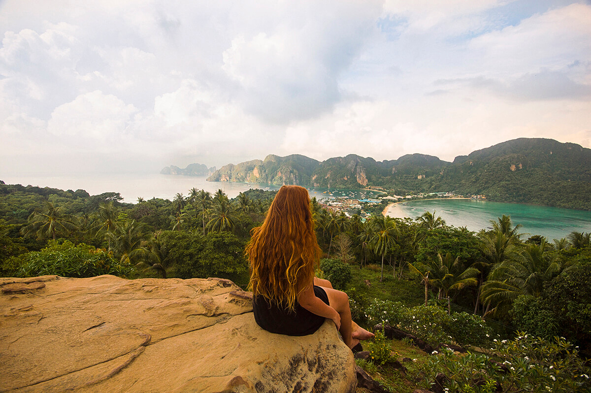 backpacking southeast asia - thailand - palm trees