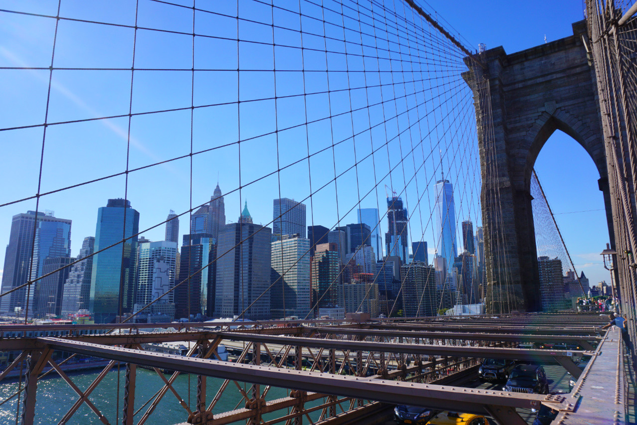 backpacking USA - new York skyline